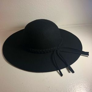 Black Floppy Hat
